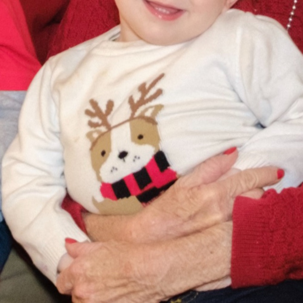 Children’s Place Reindeer Dog Christmas Sweater